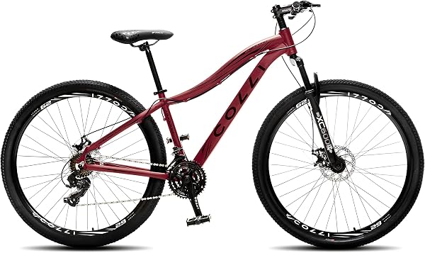 Colli Bike Eudora em Alumínio Quadro Rebaixado Câmbio Shimano Aro 29 21v Freio a Disco